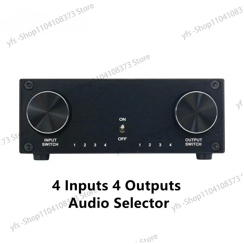 -Z2 Lostless Audio Switcher 4 Vstupy 4 Výstupy adaptéra zvukového signálu HIFI Audio Signal