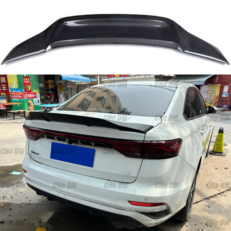 Za 2022 2023 2024 Geely Emperor Hao Proton S70 EC7 SPOILER GLOSS BLACK/KÁVNENÉ ZADNÉ KURBY ZA