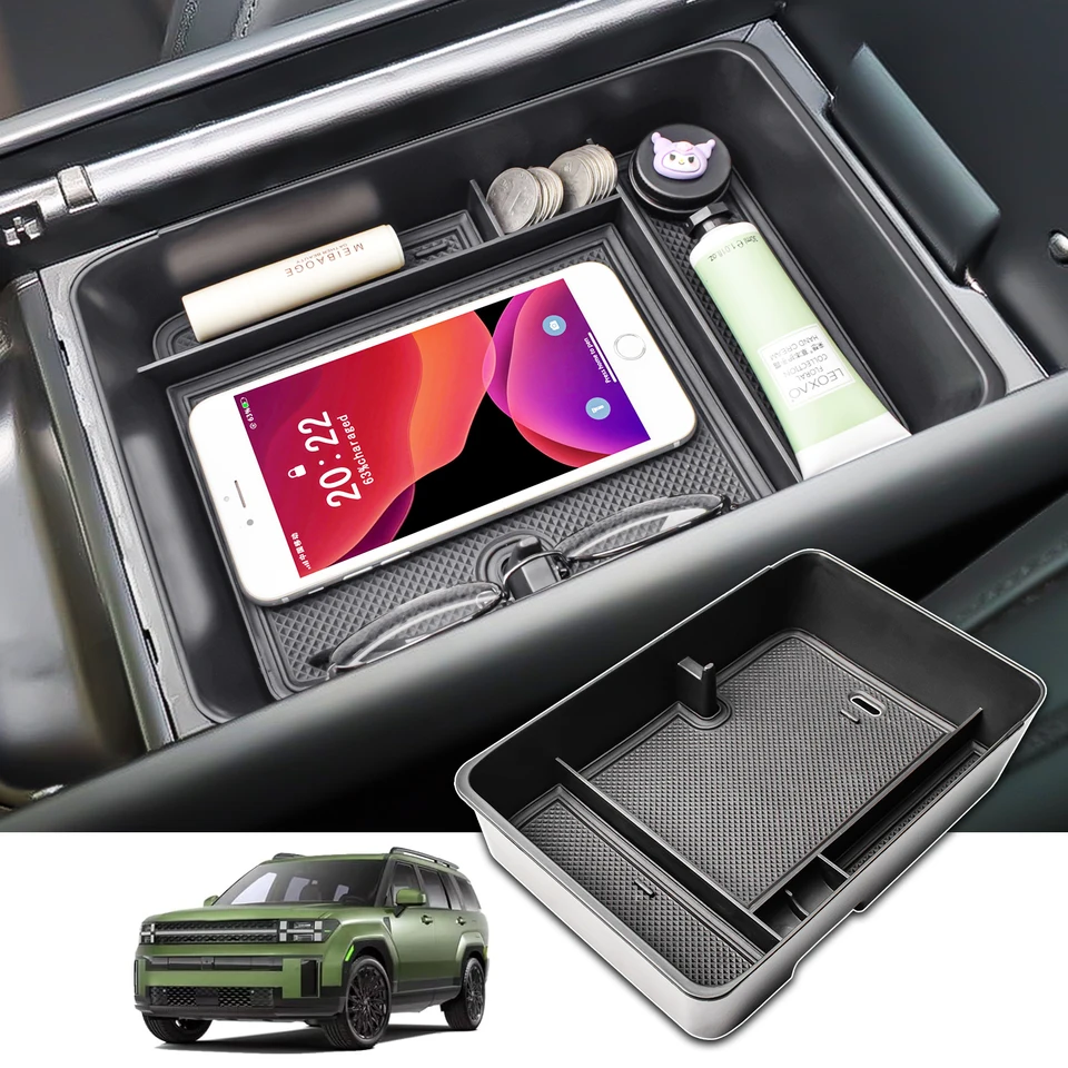 Za 2024 NOVÝ HYUNDAI SANTA FE CORMER ORGANIZER ORGANIZER ORGANIST Storage Storage Car Box