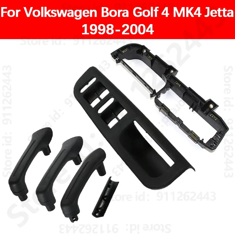 Za roky 1998-2004 Volkswagen Bora Golf 4 Mk4 Jetta Interiérové ​​dvere Pull Grab Handl Handl 1J086717a 1J4867179A 1J0867172A 1J4867180A