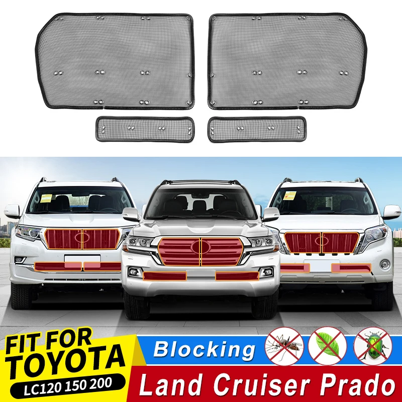 Za roky 2003-2023 Toyota Land Cruiser Prado 120 150 200 Zabráňte externým úpravám komárov a kamenia LC200 LC150