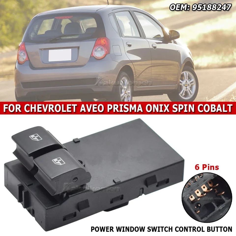 Za roky 2011-2013 Chevrolet Aveo Prisma Onix Spin Cobalt General Motors Power Elektrické prepínač vozidla prepínač 95188247