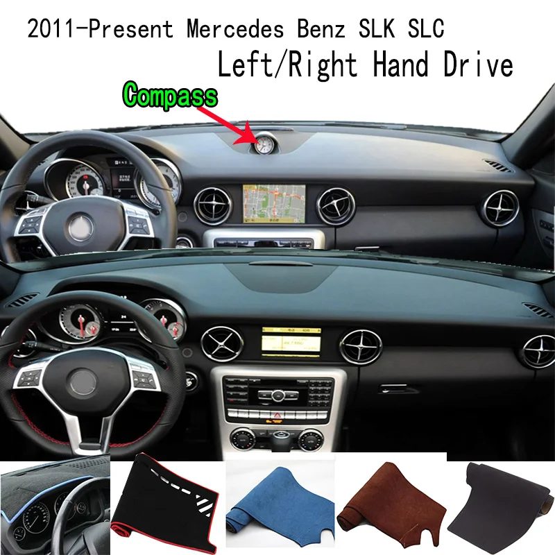 Za roky 2011-2024 Mercedes Benz SLK SLC R172 250 200 2009 Príslušenstvo Dashboard Cover Panel Dash Dash Mat Dashmat Ochranná podložka