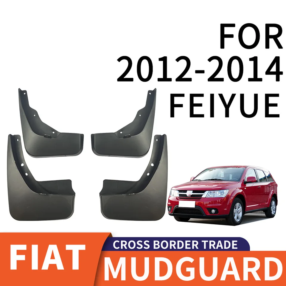 Za roky 2012-2014 Fiat Freemont Car Tire Mudguard, Fender Mudflaps predné zadné svetlice striekajúce strážky