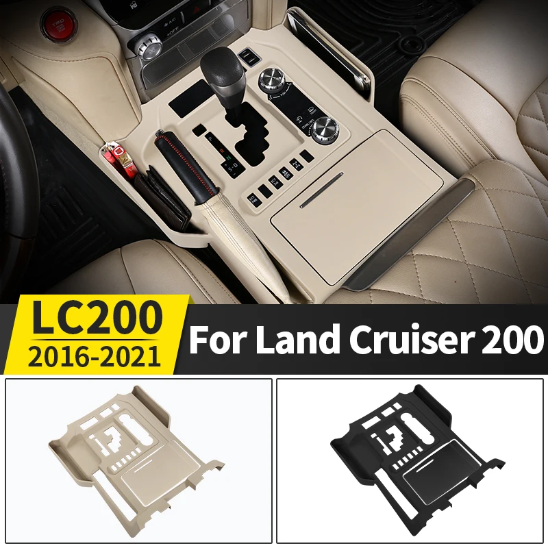 Za roky 2016-2021 Toyota Land Cruiser 200 Center Console Storage Protect Sleeve Cover Gear Cover LC200 Doplnky interiéru
