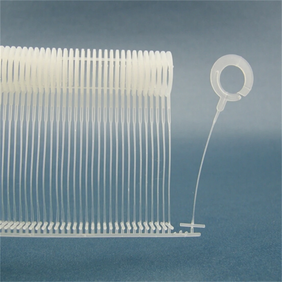 Zabezpečené kolíky J-Hook 25 mm pre značkovú pištoľ, odevový štítok značky Kruhový kruh kruhu, čiapka Sock Sock Plush Hray Display Hanger