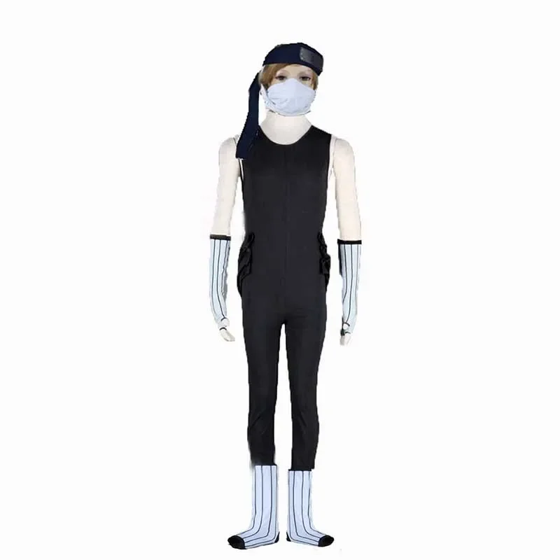Zabuza Momochi Men's Cosplay kostým s rukavicami a topánkami QW1254