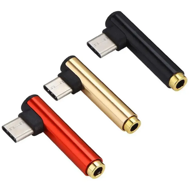 Zadajte USB C až 3,5 mm AUX AUX Audio kábel adaptér TYP-C TYP-C TY 3,5 Jack CABLE KABEL pre huawei mate 10 p20 xiaomi mi 6 mini