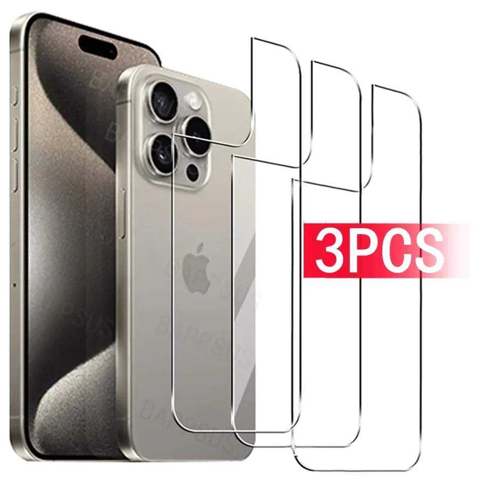 Zadané sklo na zadnú obrazovku pre iPhone 15 14 plus 13 12 Pro Max Mini Protective Chránič obrazovky pre iPhone15 15pm 13 12mini