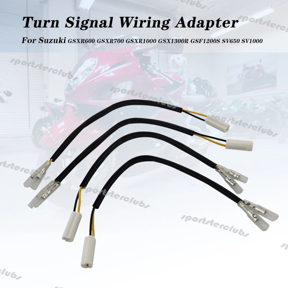 ZADNUTIE KONKEKTU ADAPTÁRNEJ KONEKTORA SIGNATION SIGNAL PRE SUZUKI GSX-R 600 750 1000 GSX1300R HAYABUSA SV650 SV1000 DRZ400S/SM