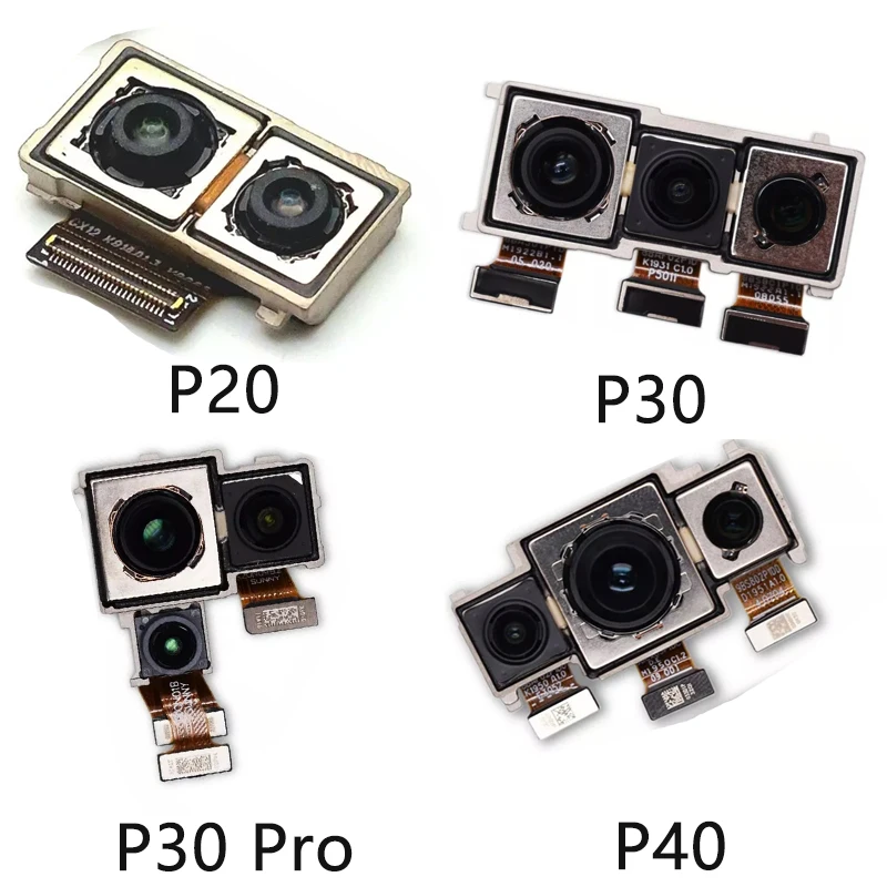 Zadná zadná kamera pre Huawei P20 P30 PRO P40 VOG-L09 VOG-L29 VOG-L04 PLOBILOVÝ KAMERA MODUL