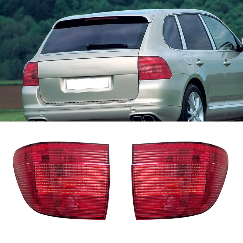 Zadná zadná svetlo pre Porsche Cayenne 2003 2004 2005 2006 Zostava Signálu BRKZDY SVETLO SVETLO BRACKOVÉ SVETLO