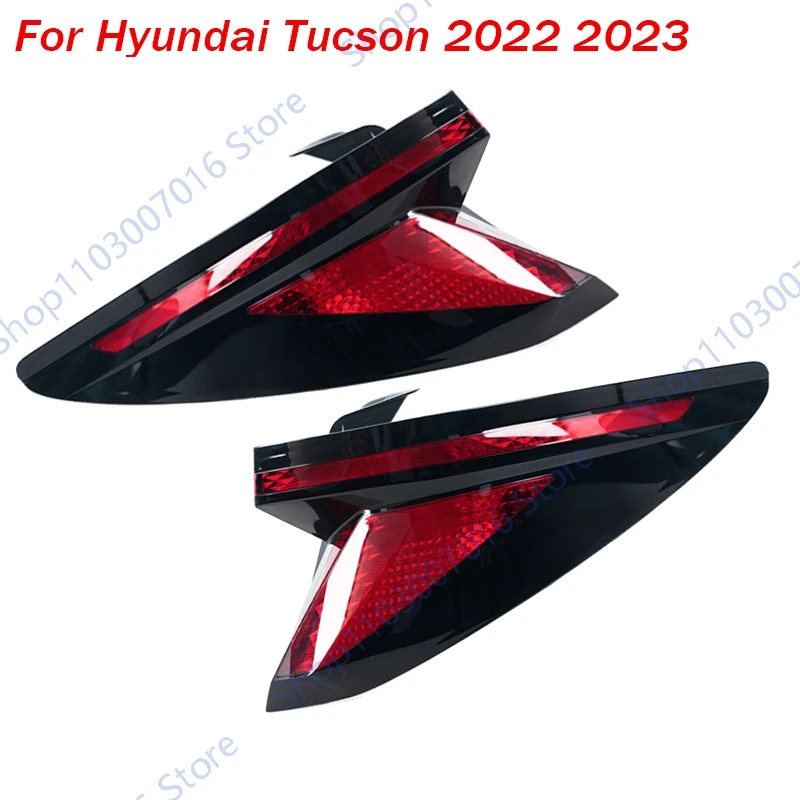 Zadné chvostové svetlo bez žiaroviek pre Hyundai Tucson 2022 2023 Taillight Brake Revers Stop Stop Stop Light Fog Lights 92401-CW000
