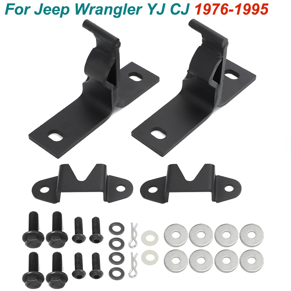 Zadné montážske konzoly a skrutky zložené a bubnové súprava sa hodí pre Jeep Wrangler YJ CJ 1976-1995