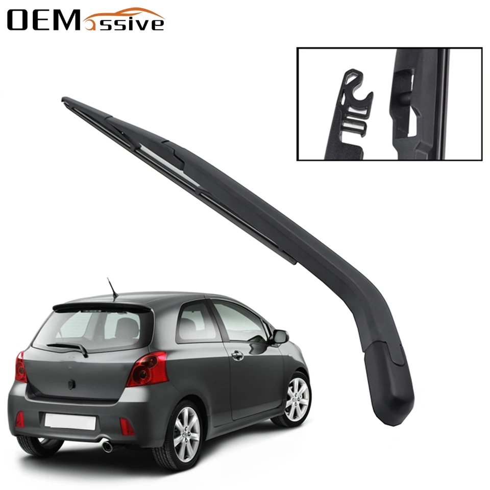 Zadné okenné čelné sklo čelné sklo stierača Arm Set Kit pre Toyota Yaris Japan postavené 2005 2006 2007 2008 2009 2010 2011