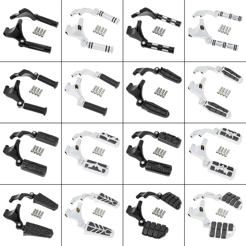 Zadné pegs pedálové držiaky pre pedály pre Harley Sportster Iron XL 883 1200 štyridsaťosem rokov 2004-2013