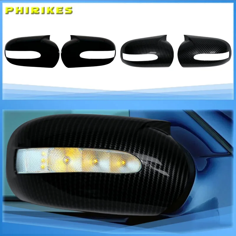 Zadné zrkadlo pokrývajú kryty pre Capu pre Mercedes-Benz E, C-Class W211 W203 2001-2007