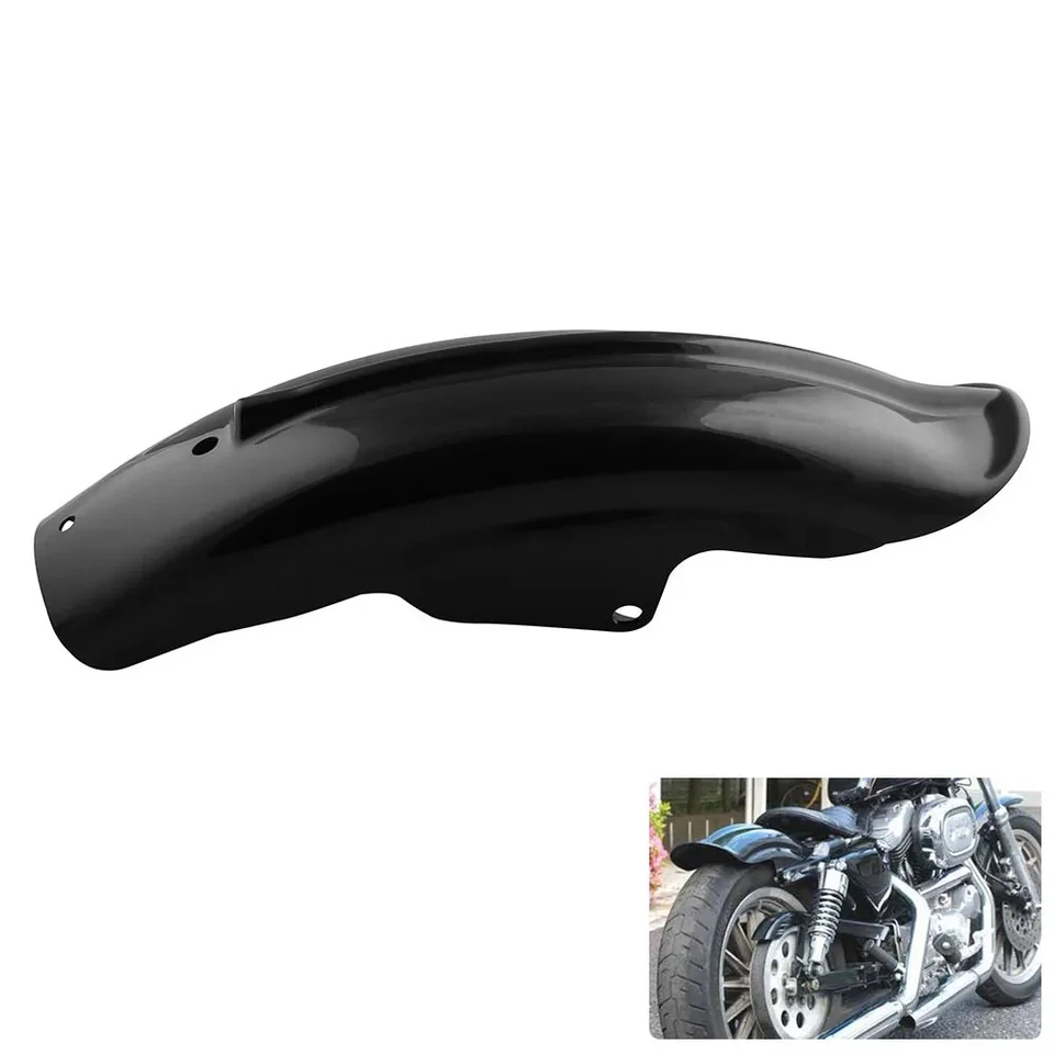 Zadný blatník Mudguard Vynikajúci abs plasty ABS dlhodobé odolné pre Harley Davidson 883 XL1200 Motorové doplnky