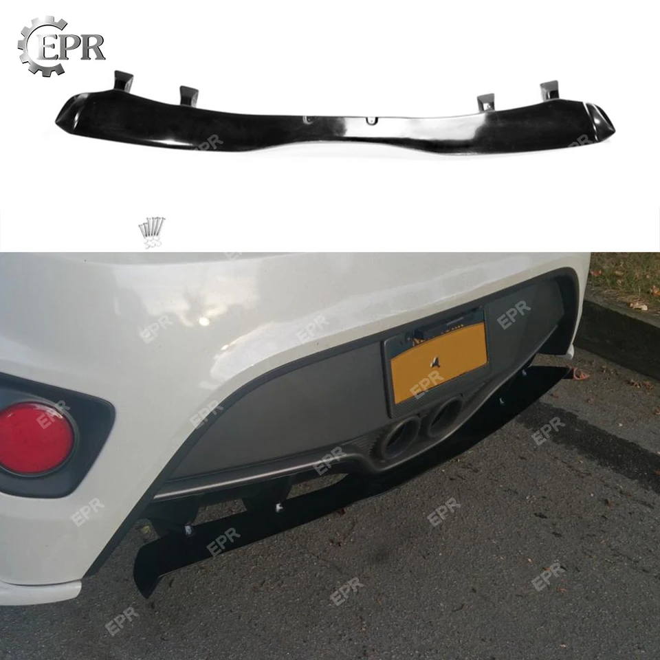 Zadný difúzor FRP NEFD pre Hyundai Veloster Glass Glass Fiber Zadný nárazník ladenie pery Tin