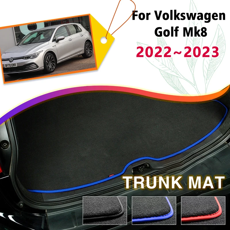 Zadný kmeň automobilov pre Volkswagen Golf MK8 VW GTE GTD GTI R-LINE 2022 2023 Boot Cargo Trunk batožina podlahová podlahová podlahová podložka