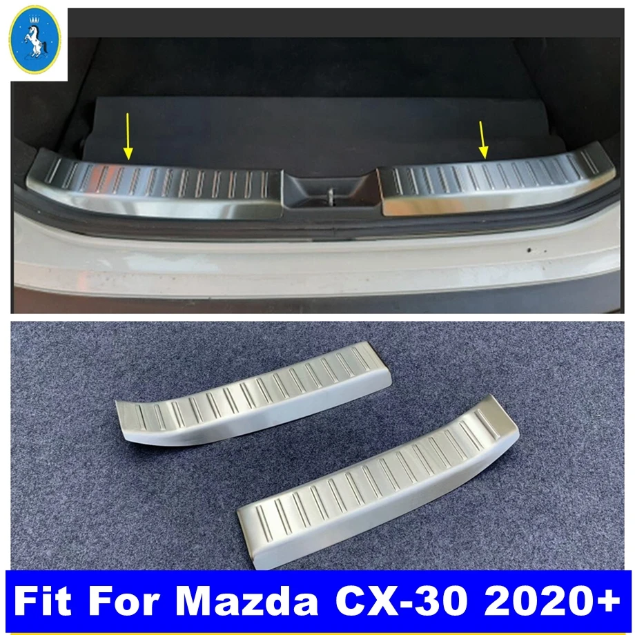 Zadný kmeňa nárazníka dverí SILL SILL DOPATNÁ DOPATNÁ DOPATOVÁ ORIKOVÁ O ZABEZPEČNOSŤ PRE MAZDA CX -302020 - 2023 Príslušenstvo z nehrdzavejúcej ocele