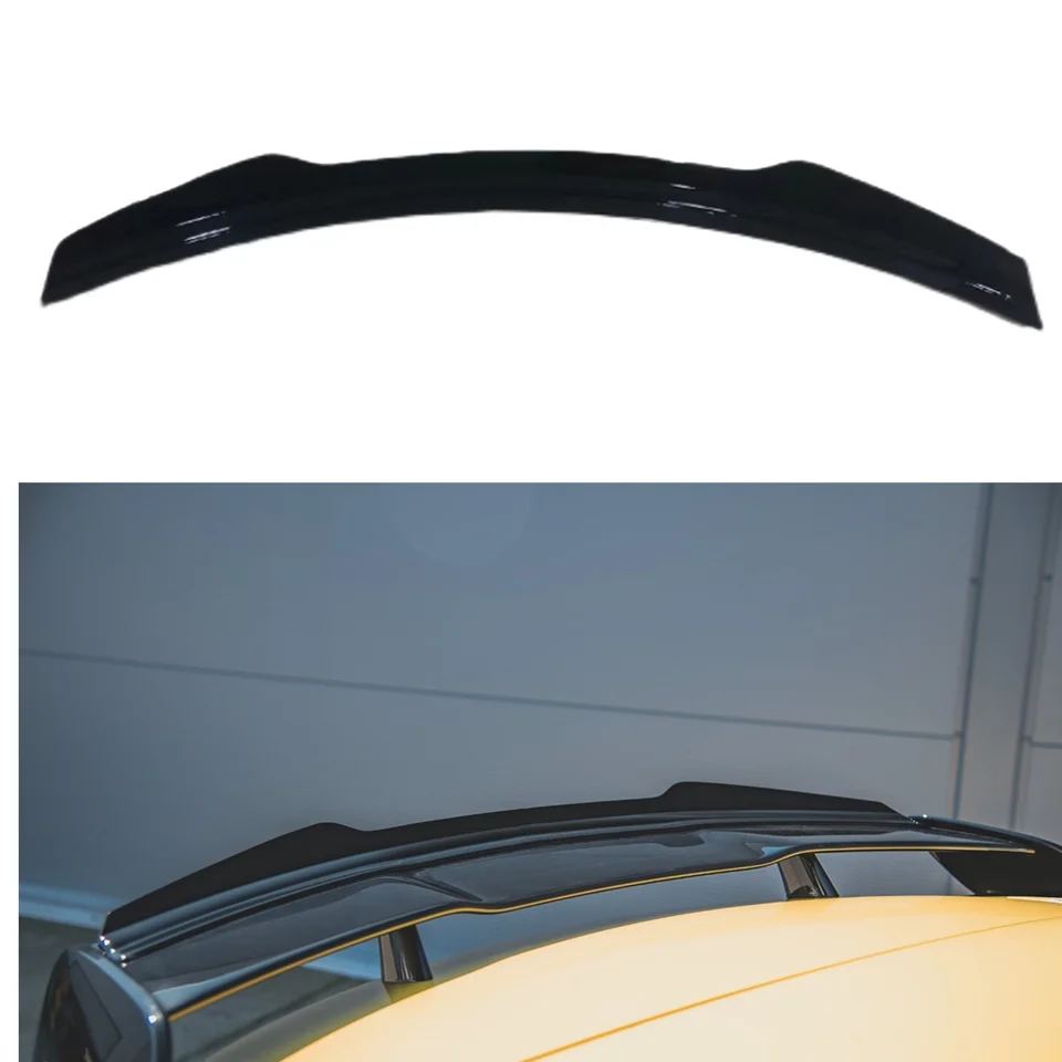 Zadný kmeňa veka SPOILER TRIM WING WING Decklid Splitter lesklá čierna pre Mercedes Benz A AMG A35 A45S 2019-2022