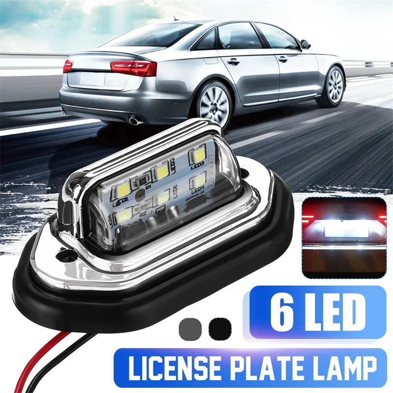 Zadný licenčný licenčný licencia LED LIGHT Svetlo Svetlo s prístrojmi pre 10-30 V nákladný automobil nákladný automobil Van Caravan
