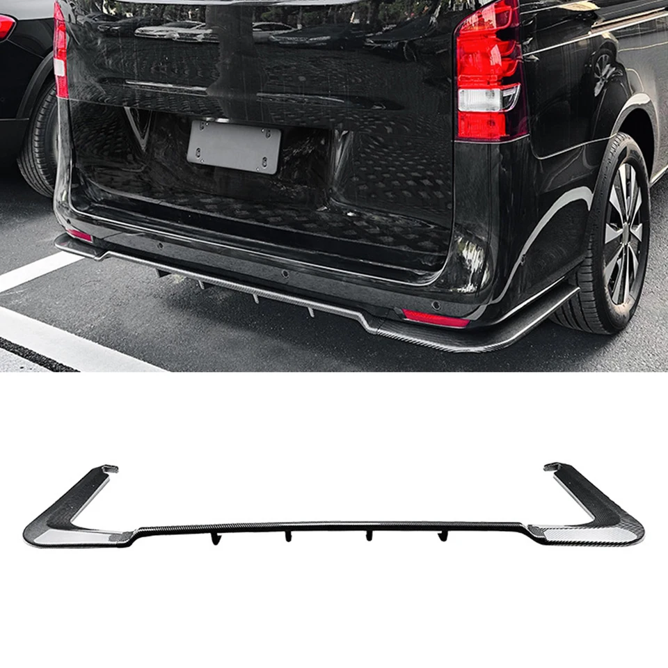 Zadný nárazník difúzora na bočné rozpustenie LIP SPOILER LIP PRE Mercedes Benz Vito Viano V trieda W447 V220 V250 V260 2016-2023