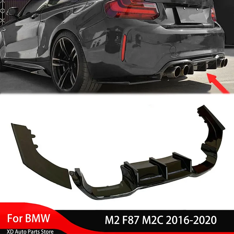 Zadný nárazník pre BMW M2 F87 M2C 2016-2020 SPORETICKÝ DIFUSER SPORIETER STRÁNKY Zápre