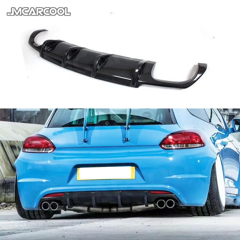 Zadný nárazník zadného nárazníka z uhlíkových vlákien Chráni kryt chránenia pre Volkswagen VW SciroCco R R20 Bumper 2009-2013