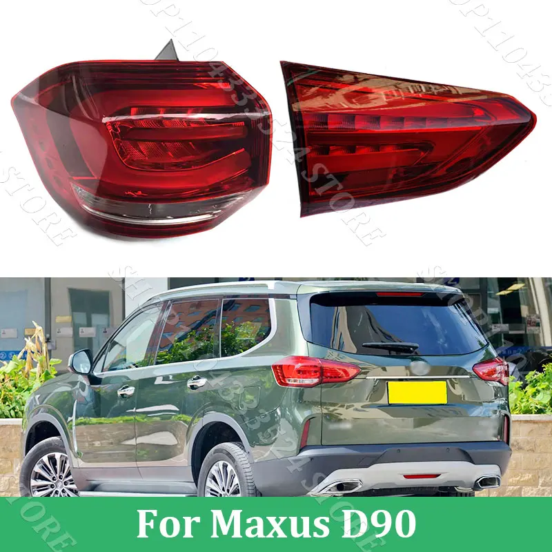 Zadný nárazník zadný svetlo pre Maxus D90 Zadné brzdové svetlo Turn Signál Taillamp Tail Light