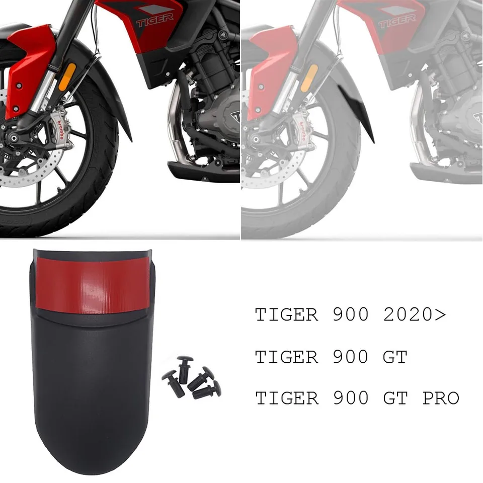 Zadný predný blatníka Mudguard Adventure Fender Fender Forward Splash Guard pre Triumph Tiger 850 Sport Tiger 900 GT Low Pro Rally 2021 20