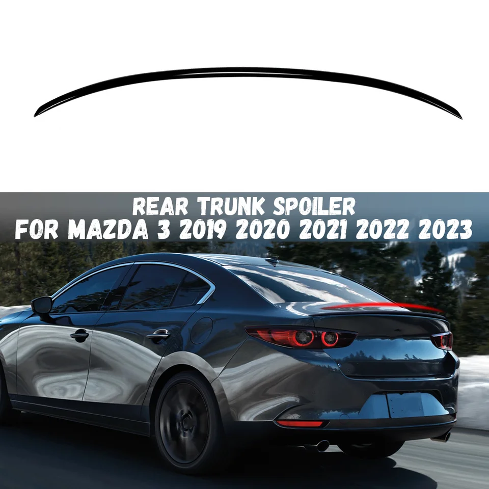 Zadný spojler kufra pre Mazda 3 Mazda3 Sedan 2019 2020 2021 2022 2023 SPOILER LIP Auto zadná strecha Splitter Wing