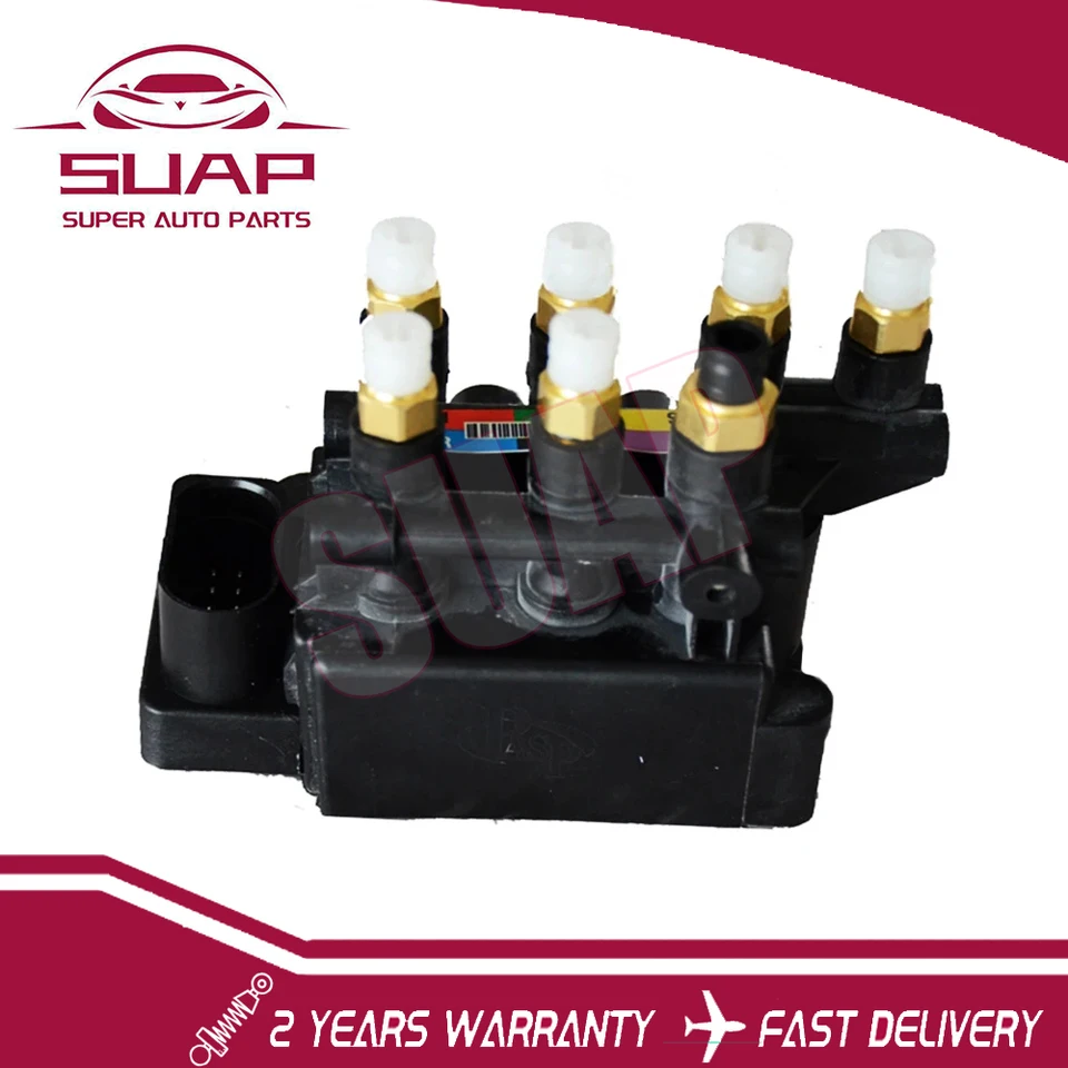 Zadný vzduchový zavesenie solenoidového ventilu bloku SOCKURBER SOTBER Vzduchová vzpery pre BMW 7er G11 G12 37106874593 37106874594 4725530100