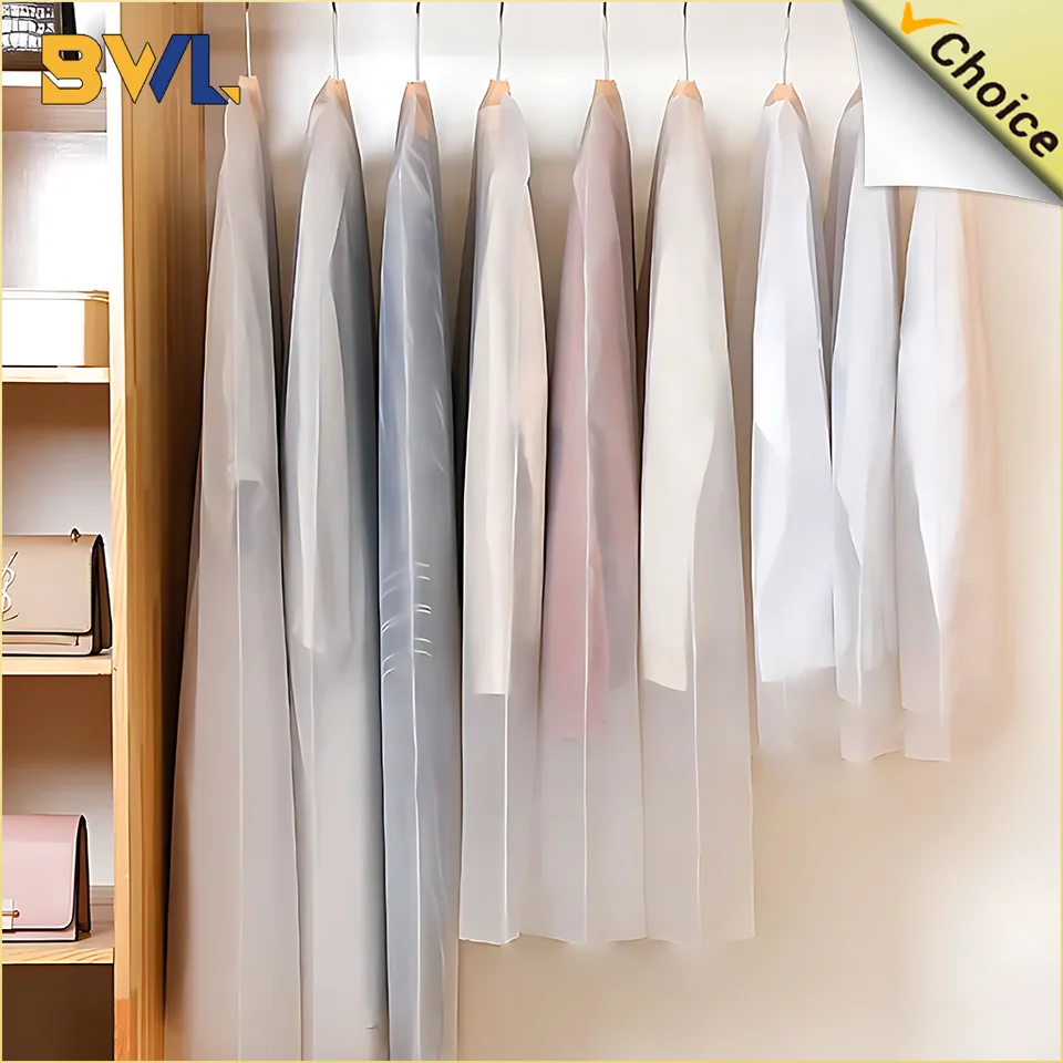 Zakrytie prachového krytu Eva Dustodooster Suit Covit Desial Coat Dust Houseting Transparentné oblečenie zavesenie vrecka na umývateľný prachový kryt