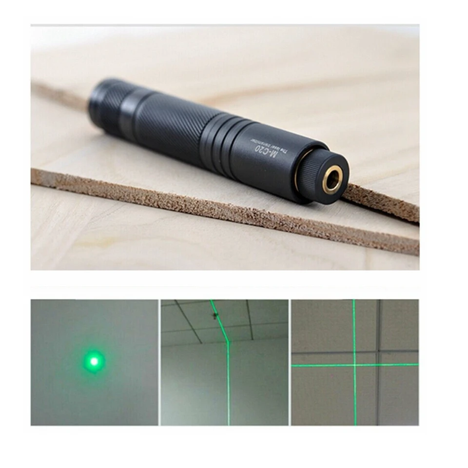 Zamerateľný 515nm 520nm 10MW/30MW Green laserový diódový modul DOT/LINE/KRIČ 20X108MM