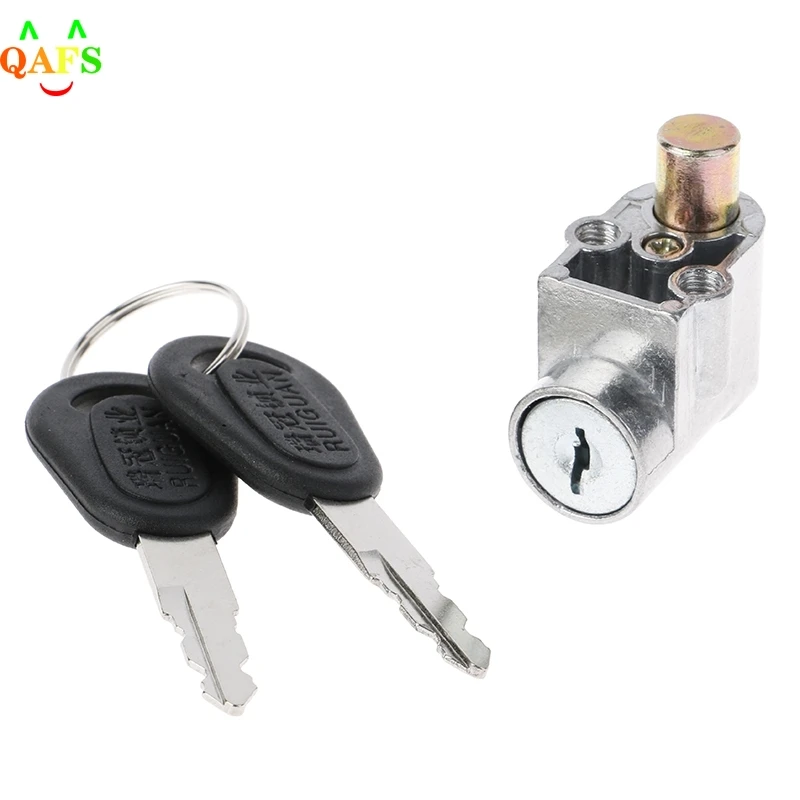 Zamknutie zapaľovacej batérie BATTER BALICKÝ LOCK + 2 Kláves pre elektrické bicykle pre motocykle