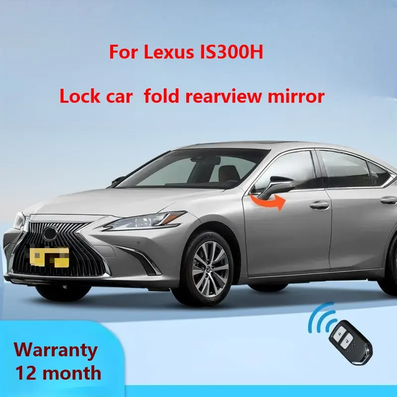 Zamknuté spätné zrkadlo Zamknutia automobilu pre Lexus IS300H (2014-teraz) + Plug and Play