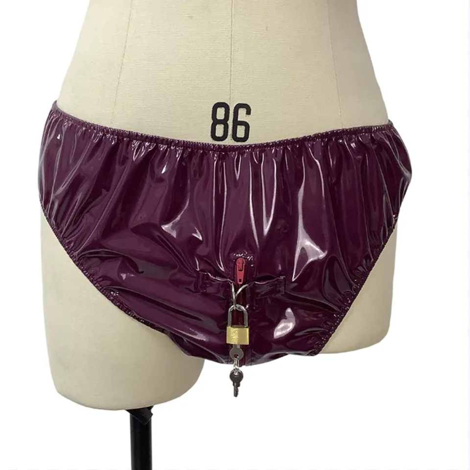Zamykateľné sissy nohavičky Muži Muž Ženy Underwear Lockovateľné kraťas