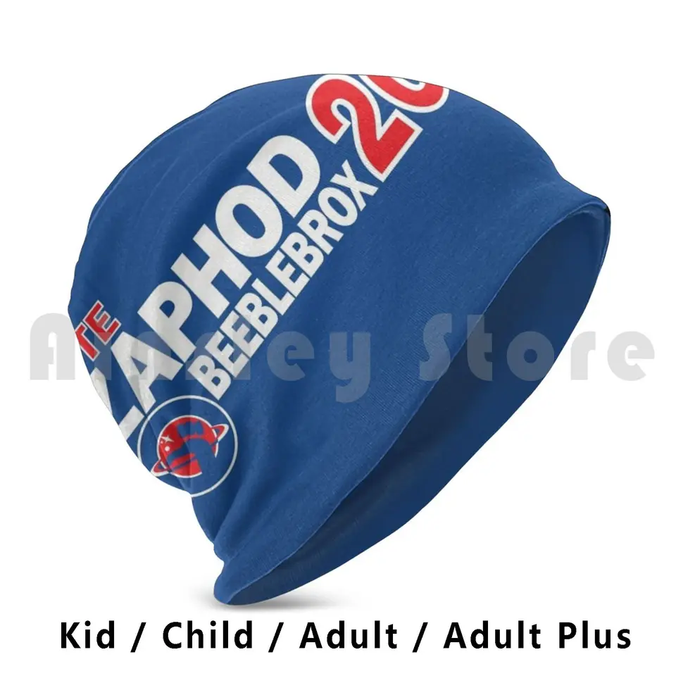 Zaphod BeebleBrox 2021 Beanie Hedging Cap DIY tlač vankúša volieb 42 Douglas Adams Hitchhikers Sprievodca Galaxy