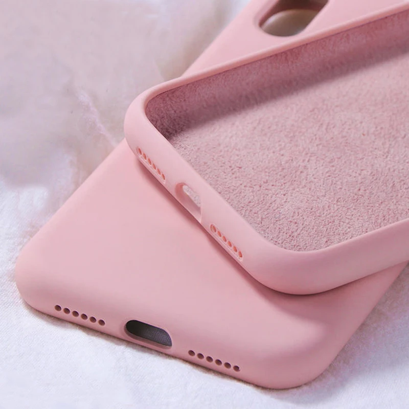 Zapnuté pre Xiaomi Redmi 9 9a 9c puzdro kvapalina Silikónový nárazový nárazník mäkký telefón pre Redmi 9 M2004J19G C9 A9 Cover Cover Case Case