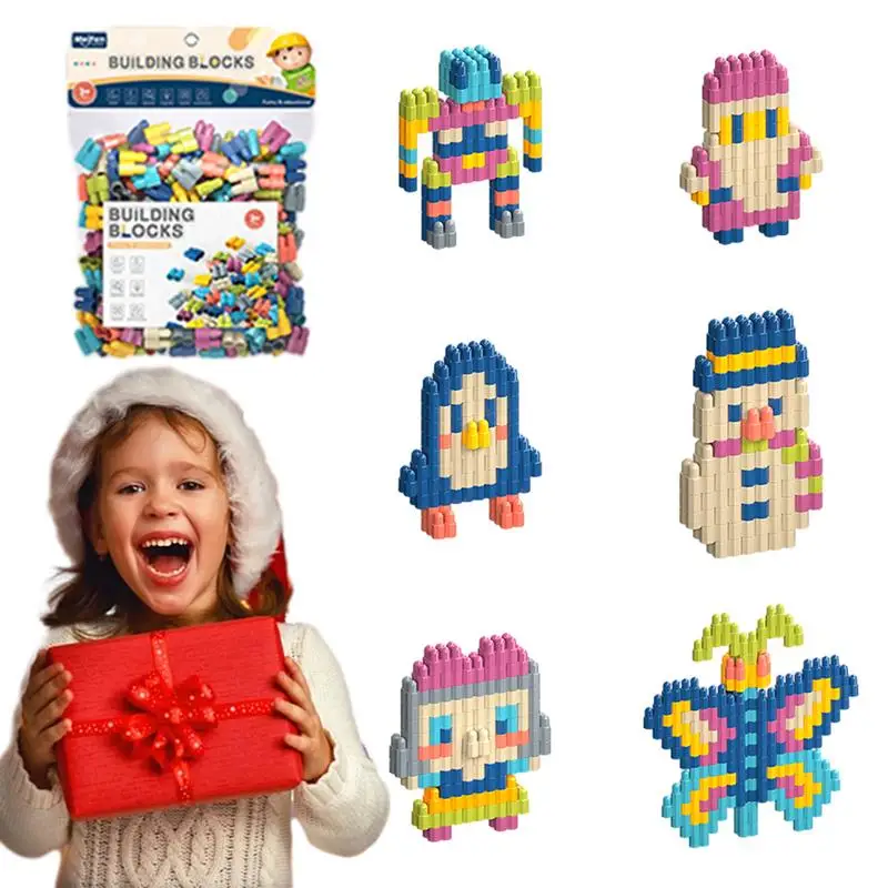 Zapojené stavebné bloky pre deti vložte do puzzle hračky 3-6 rokov staré vložte puzzle Zhromaždenie hry Vzdelávacie hry