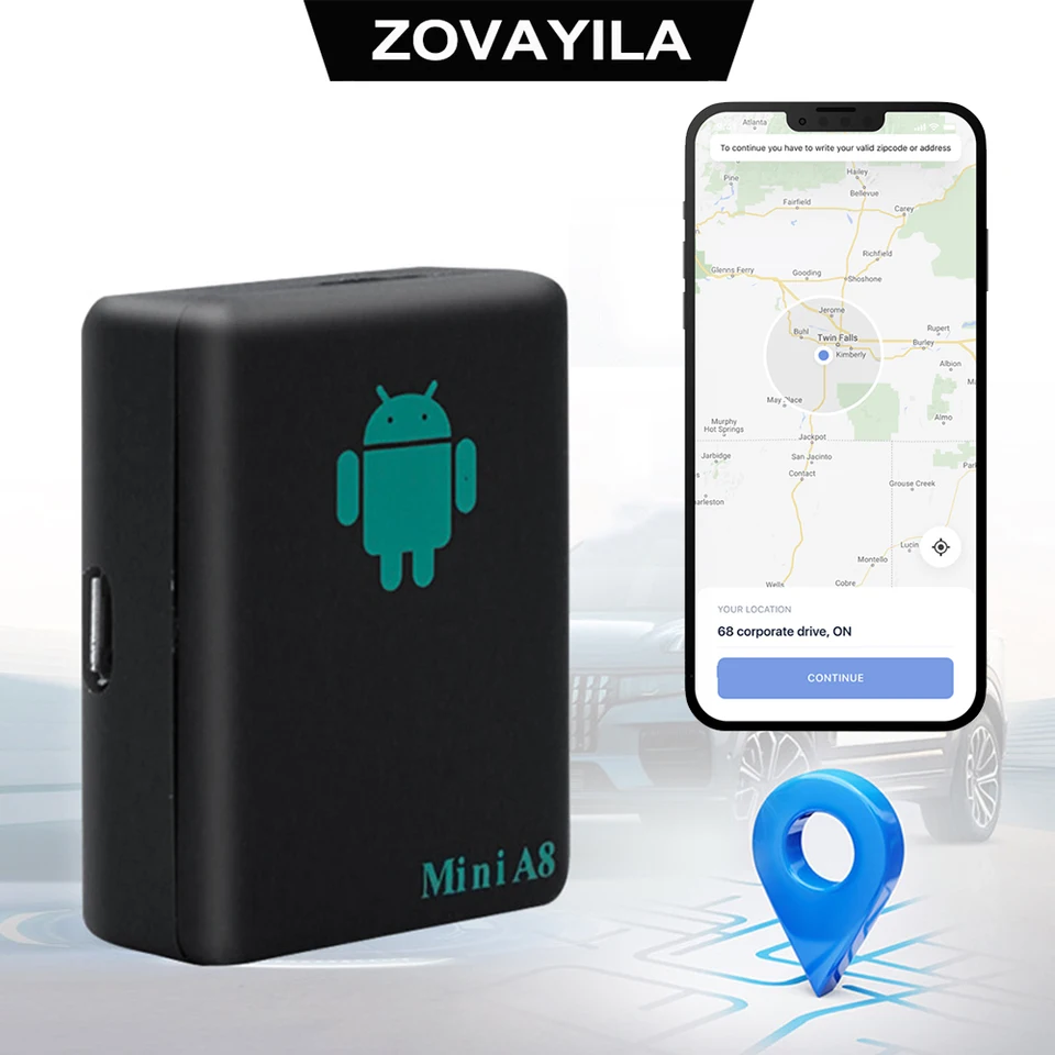 Zariadenie GPS Car Anti Cortment, lokalizácia A8, 4G staršie osoby, deti, zariadenie proti strate Pet proti strate, pohotovostný poplach S0S