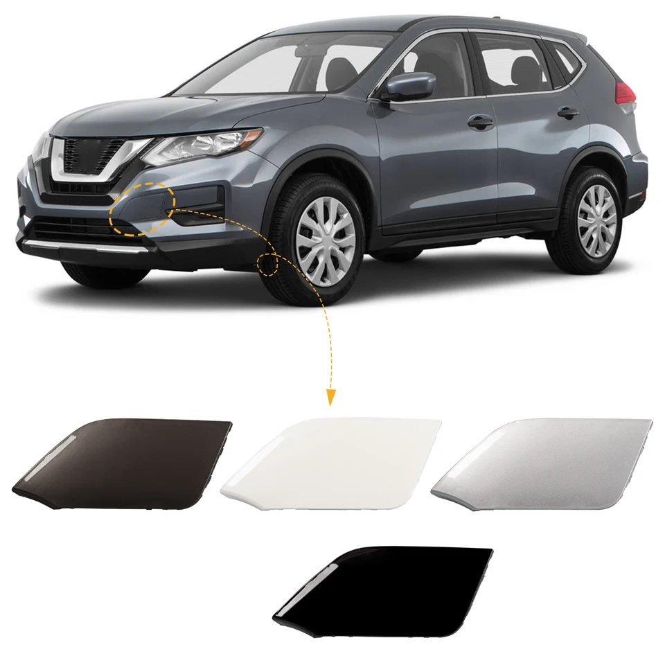 Zasúvacie očné kryty predného nárazníka vlečného háčika pre Nissan X-Trail T32 Rogue 2017-2020 622A0-6fl0H
