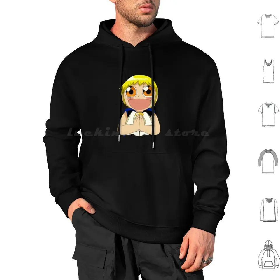 Zatch Bell Hoodies s dlhým rukávom Zatch Bell Zatchbell Golden Gash Pack Anime Zatch Volcan 300 Spellbook Zeno Tia