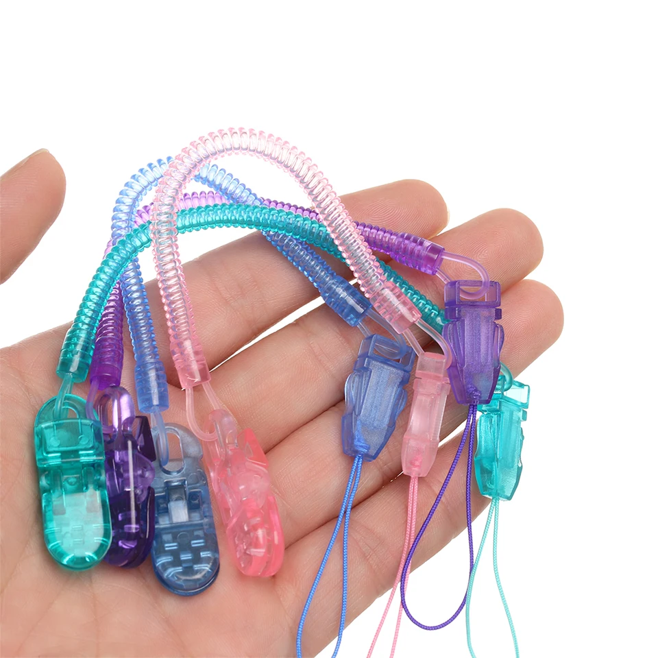 Zatiahnuteľné elastické detské detské batoľa figurínový cumier pružina Sooder bradavka klipový reťaz držiaka reťazca remienok pre deti žuvačka pre dieťa