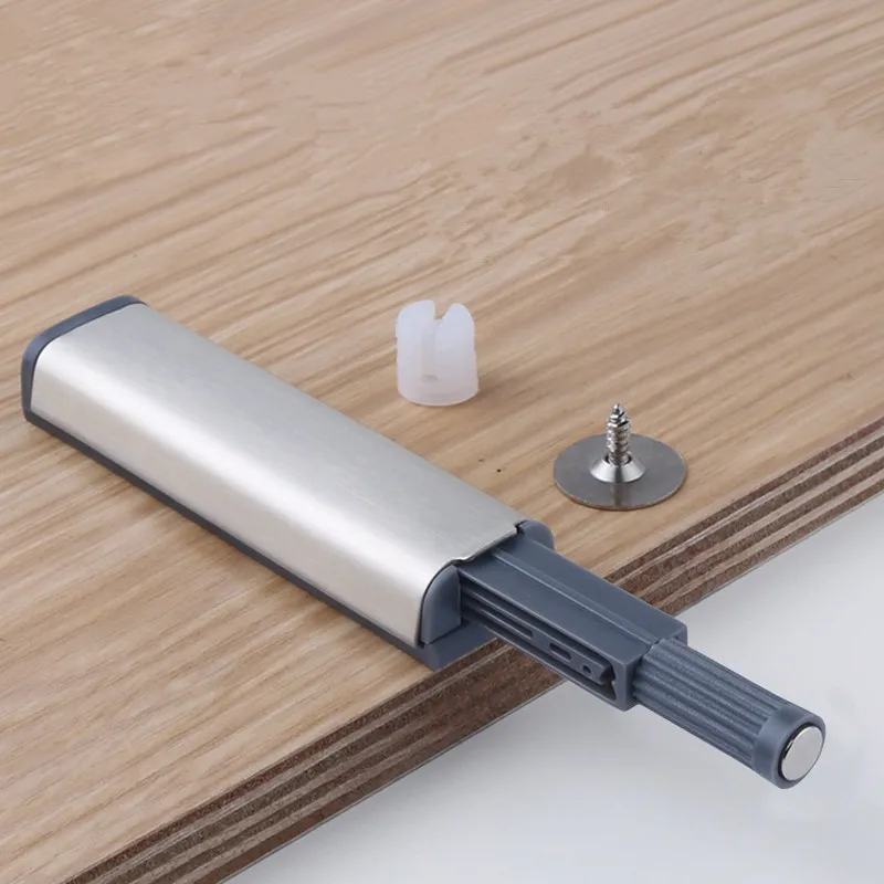 Zatlačte na otvorenú skrinku úlovky so skrutkami Magnetické dotykové zámkové zámkové zámok Dvere tlmič Cuffer Blid nábytok Hardware