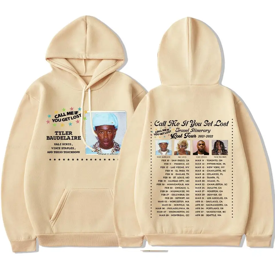 Zavolajte mi, ak sa stratíte, turné kapucňa Jeseň/zimná tlačka Pánska dámska módna mikina plus hip hop hopová módna mikina