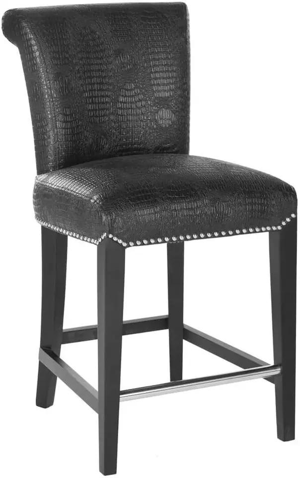 Zbierka Mercer Seth Black Leather 25,9-palcová stolička