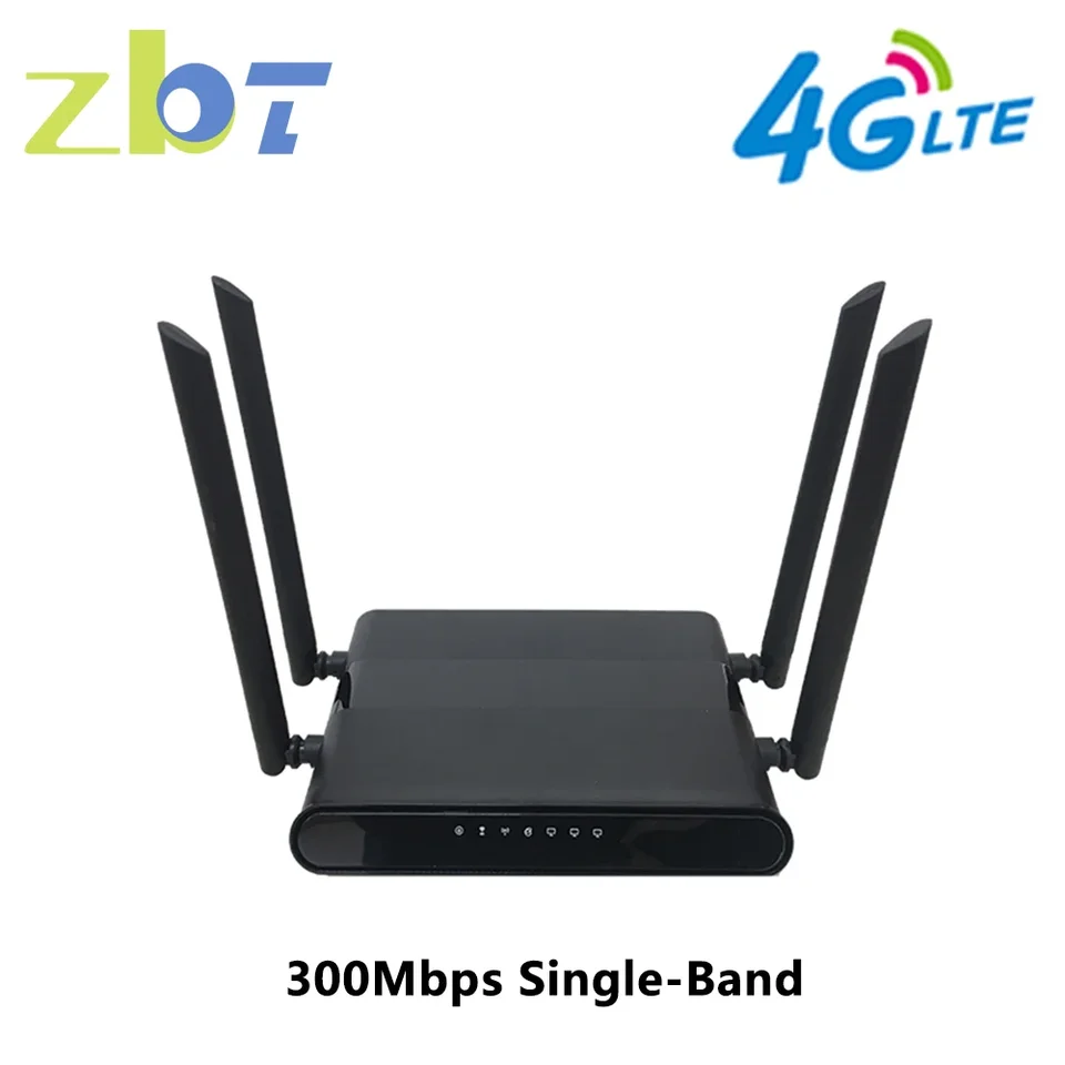 ZBT WE5927-A 4G ROUTER LTE SIM CARD Wireless WiFi Repeater Interný modem firmvér OpenWRT 300 MBPS